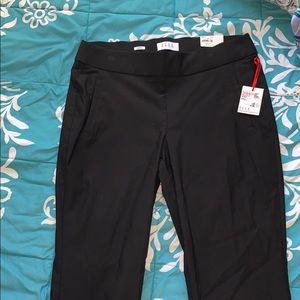 Elle Skinny Black Slacks NWT